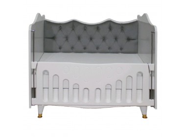 Rocking MDF throne cradle quilted 60*120