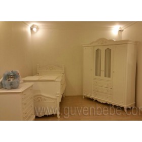 My queen baby room with 4 doors wardrobe