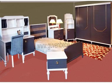 Mediterranean sliding Modern teenage girl boy room