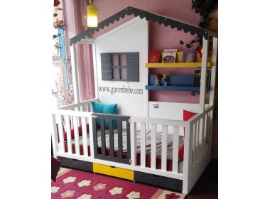 Montessori-Çatılı--kapılı-Yatak
