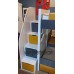 Bunk Bed with Ladder and Drawer Cabinet