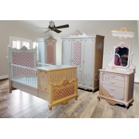 Saraylı Carved Full Quilted Baby Room