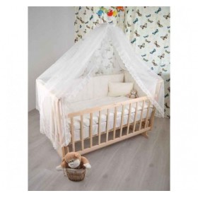Beech cradle and set -rocking Mother's Side 60*120