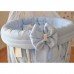Beech painted rocking Mother's side basket baby bassinets